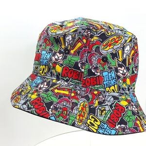 DC Comic Book Bucket Hat⚡Teen Titans Go| Robin💥Printed